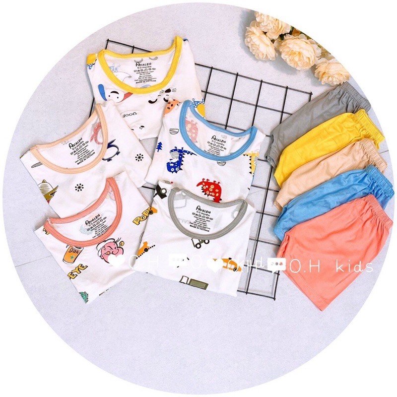 Set 4 bộ ba lỗ bé trai