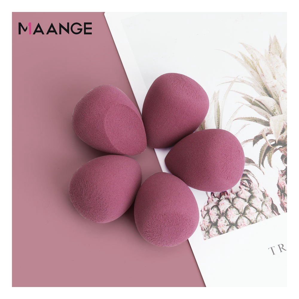 Set 5 miếng mút trang điểm MAANGE mềm mại đa năng tiện lợi dành cho nữ