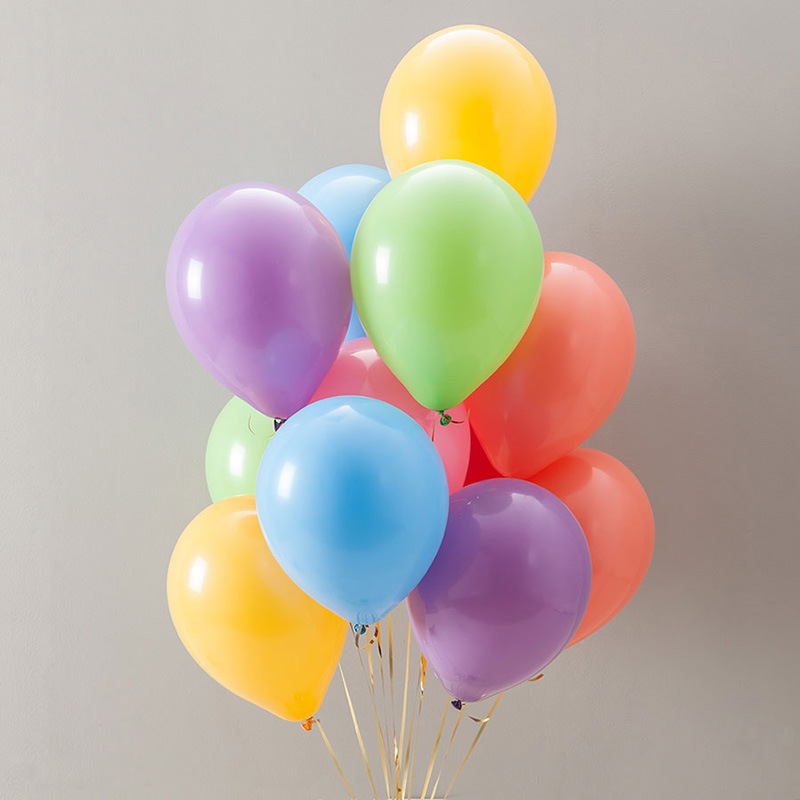 Hàng Có Sẵn 10 Bong Bóng Cao Su Tròn 12 Inch