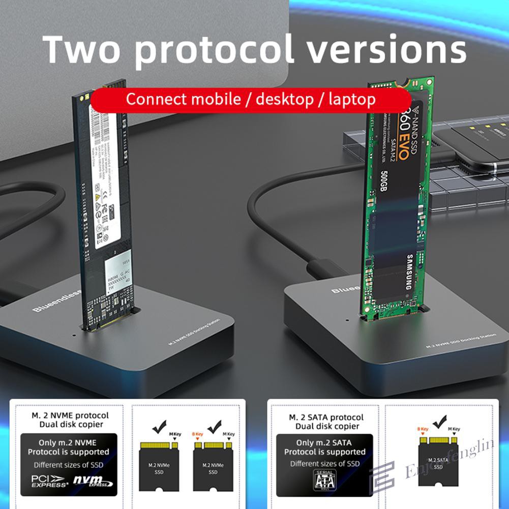 Bộ Chuyển Đổi Ổ Cứng Ssd Type-C Ssd 10gbps M.2 Sata Nvme