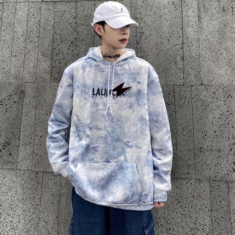 Áo Hoodie Tay Dài Phong Cách Hip Hop Đường Phố Cá Tính Trẻ Trung Cho Nam M-5Xl