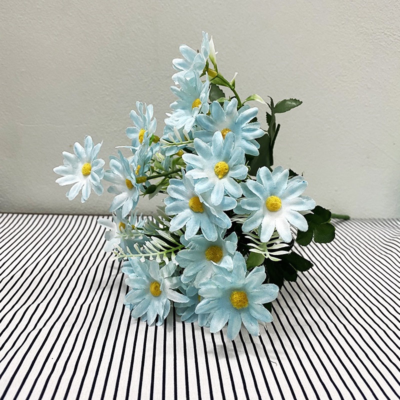 Hoa Giả - Cụm Hoa Cúc Giả 40cm Trang Trí Nội Thất, Cửa Tiệm Tinh Tế, Thanh Lịch