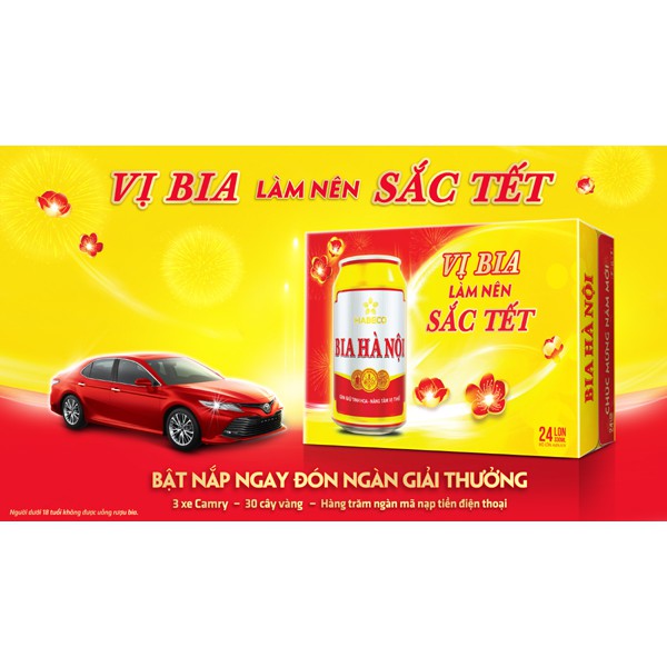 Bia Hà Nội Tết 2021 330ml 24 Lon