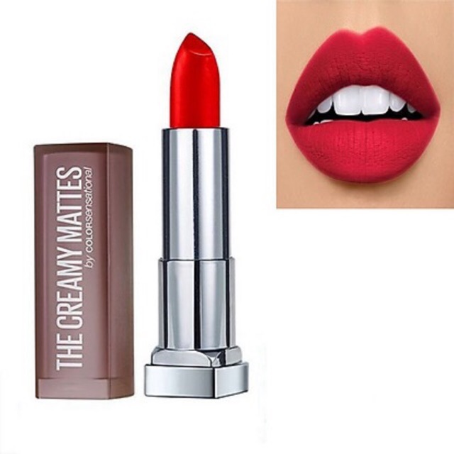 (CHÍNH HÃNG) Son Lì Lâu Trôi Maybelline Creamy Matte 13 Code Red