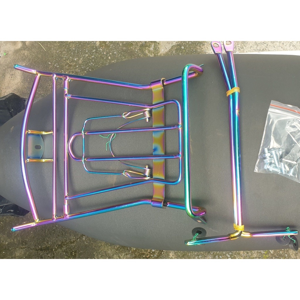 Baga Air Blade 2023 10ly Inox, AB 2023 Titan 7 màu Bắt Chân Dễ Lắp _tặng Bọc Chân Chống