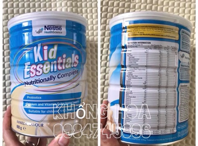 Sữa Kid Essentials Nestle Úc 1kg date 10/2021