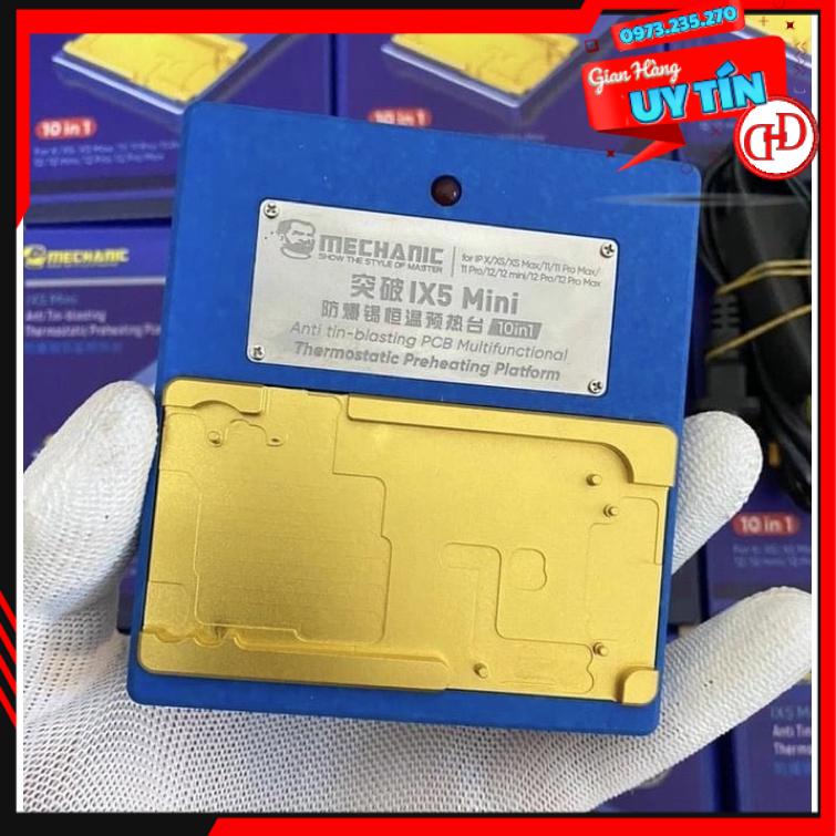 Đế nhiệt tách main Mechanic IX5 Mini 10 in 1 cho i.Phone X/Xs/Xsmax/11/11 Pro/11 Pro Max/12/12mini/12promax