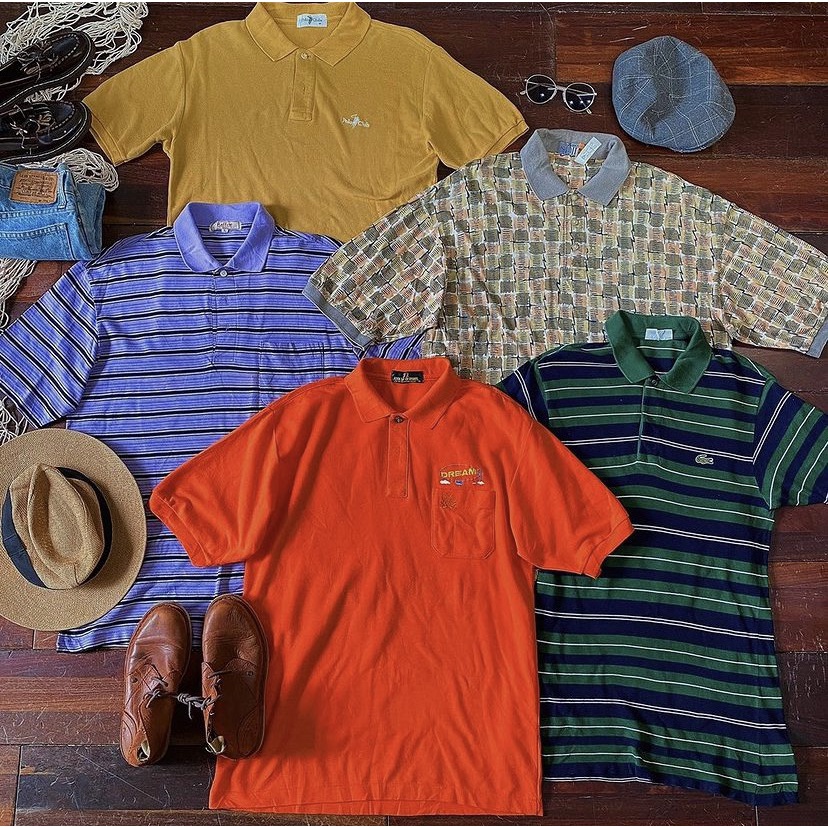Áo Polo Nam Form Rộng Nam Nữ, Áo Polo 2Hand Cổ Bẻ Vải Cá Sấu Cotton Phong Cách Trẻ Trung Chuẩn Form Chuẩn - Mẫu 1