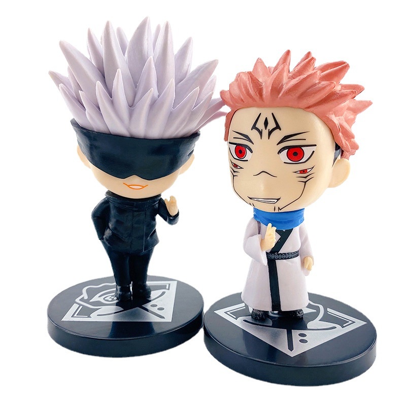 Đồ chơi mô hình nhân vật Yuji Itadori/Gojo Satori trong anime bằng PVC xinh xắn cho trẻ nhỏ 10cm