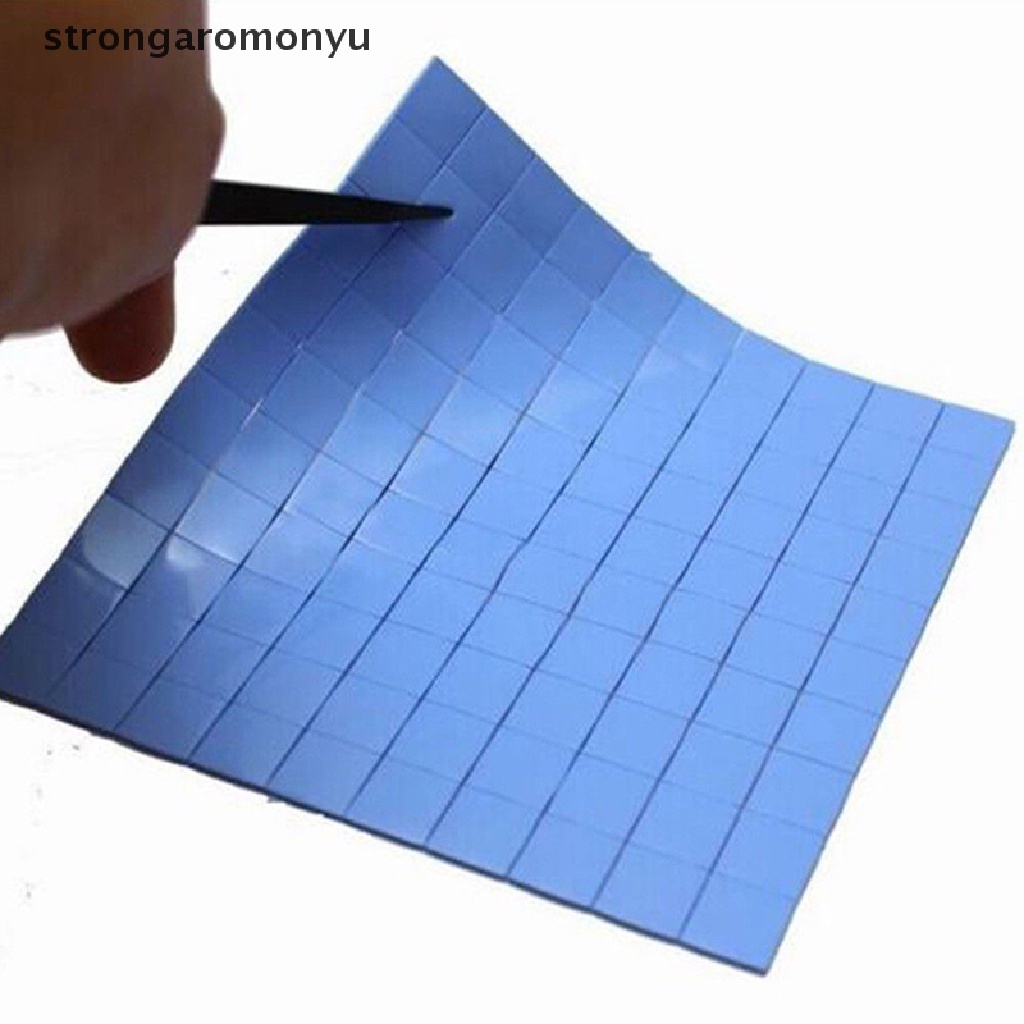 Tấm silicon tản nhiệt CPU GPU màu xanh dương 100mmx100mmx1mm