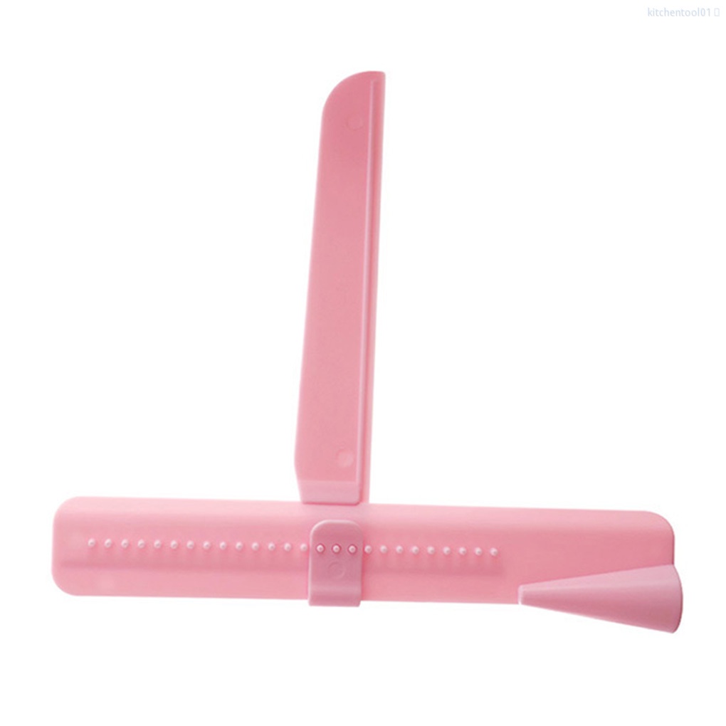 Dụng Cụ Chà Láng Bánh Kem Bằng Nhựa Màu Hồng Có Thể Điều Chỉnh Tiện Dụng Cho Nhà Bếptool01