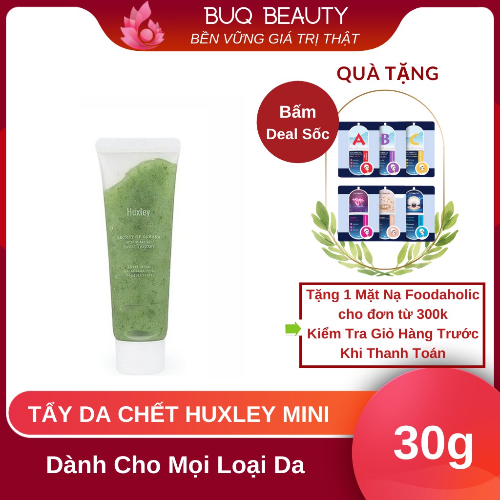 Tẩy Da Chết Huxley Mini Scrub Mask - Sweet Therapy 30g