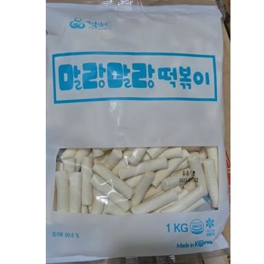 Bánh gạo bột mì tokbokki hàn quốc nhập khẩu 1kg - 밀 떡볶이