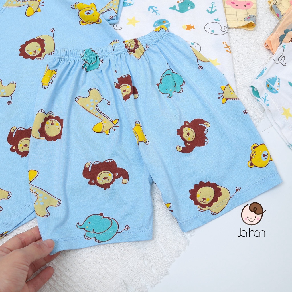 Bộ cộc mây cho bé trai bé gái chất liệu cotton thun lạnh cao cấp ATKID Việt Nam