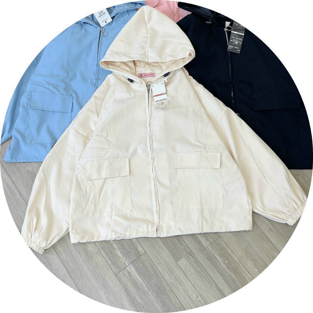 ÁO KHOÁC NỮ CHỐNG NẮNG TRƠN CÓ DÂY KÉO CHẤT LIỆU DA LỘN CAO CẤP ĐỦ SẮC MÀU VALENTINA SHOP