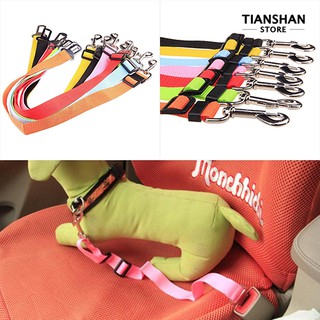 Phụ kiện thú cưng Pet Dog Car Seat Belt Harness Restraint Lead Adjustable Travel Clip 