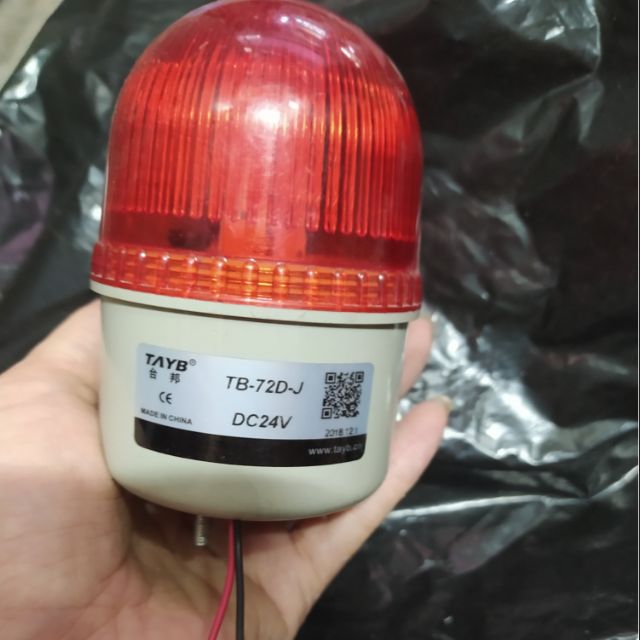 Đèn cảnh báo có còi TB-72D-J điện 220v và 24v