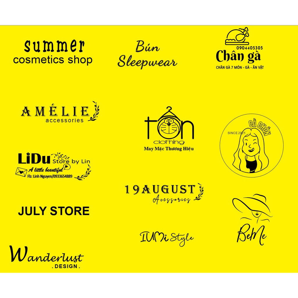 Mộc công ty, mộc logo, mộc shop bán hàng, mộc theo yêu cầu