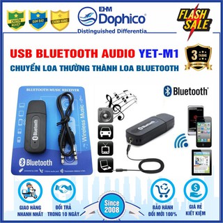 USB Bluetooth Audio YET-M1 – Chính Hãng – Thiết bị kết nối loa thường thành loa Bluetooth - USB Bluetooth YET-M1