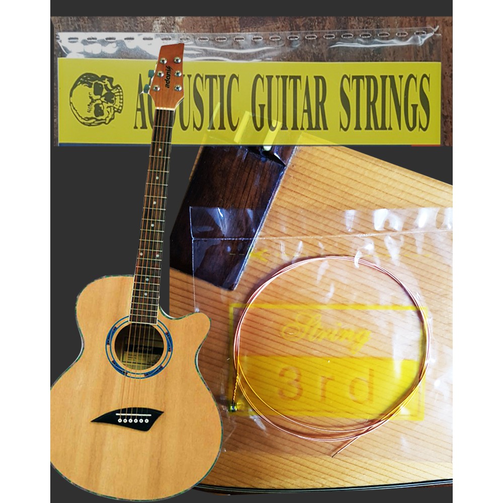 SHOP Bộ dây đàn guitar acoustic gồm 6 dây , hàng nhập khẩu chính hãng ALICE
