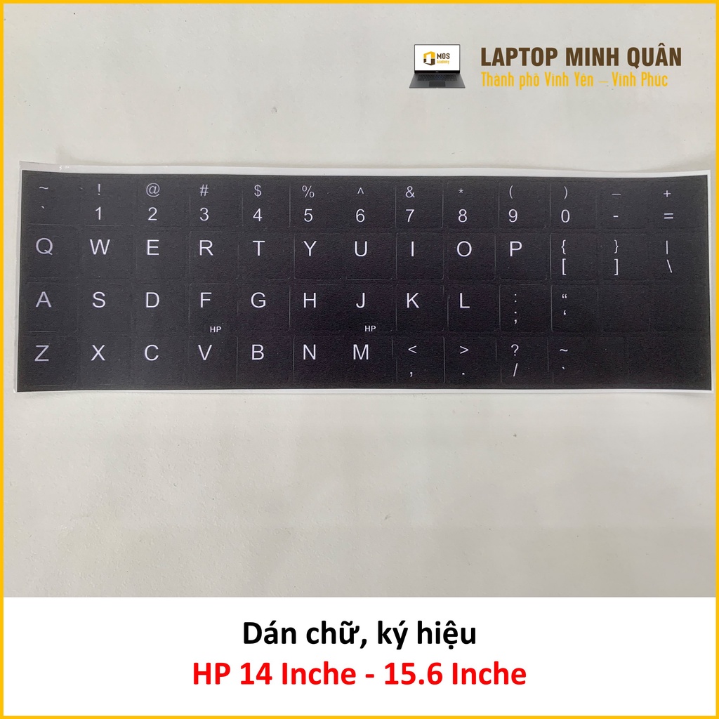 Miếng dán bàn phím US cho Laptop Nhật - Japan HP DELL THINKPAD MACBOOK... Chất Lượng Cao siêu khít theo dòng máy