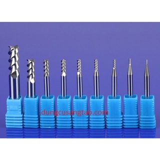Dao alu 3 me xoắn 55 độ phay cắt nhôm đồng 3 me xoắn