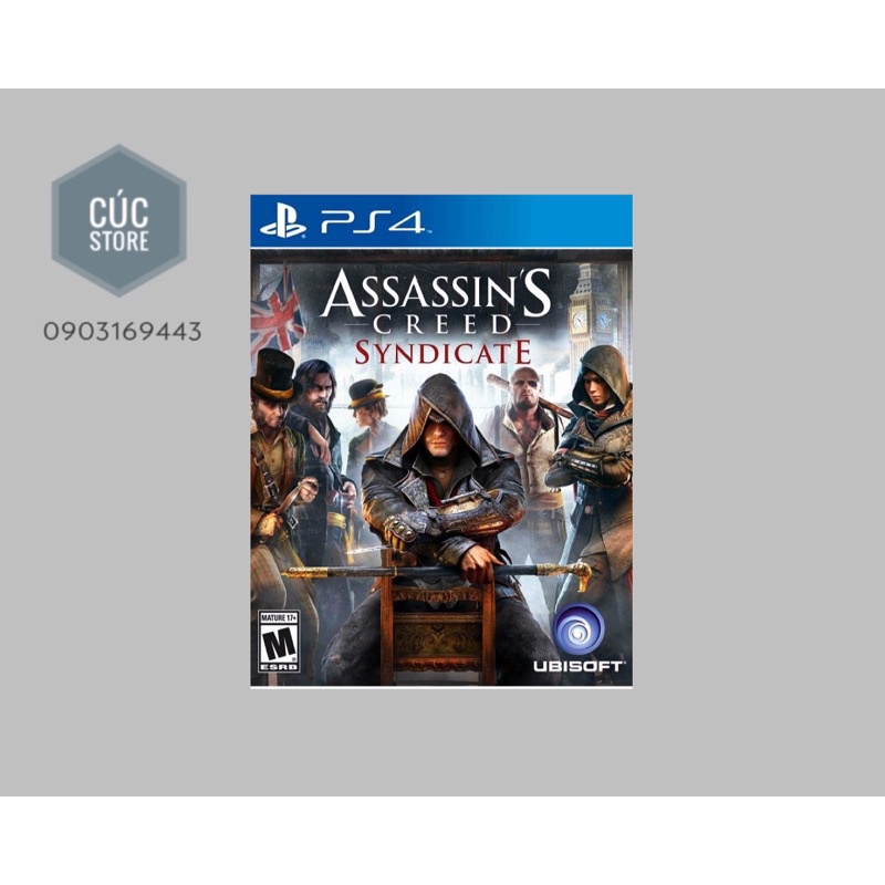 Đĩa chơi game PS4: Assassin Creed Syndicate