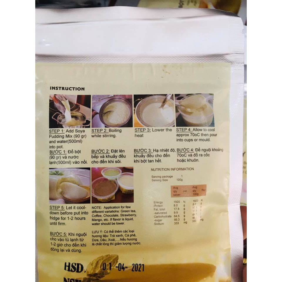 Bột tàu hũ pha sẵn Singapore 90g | BigBuy360 - bigbuy360.vn