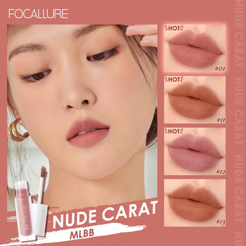 Son lì FOCALLURE màu nude chống thấm nước và lâu trôi 4.8g