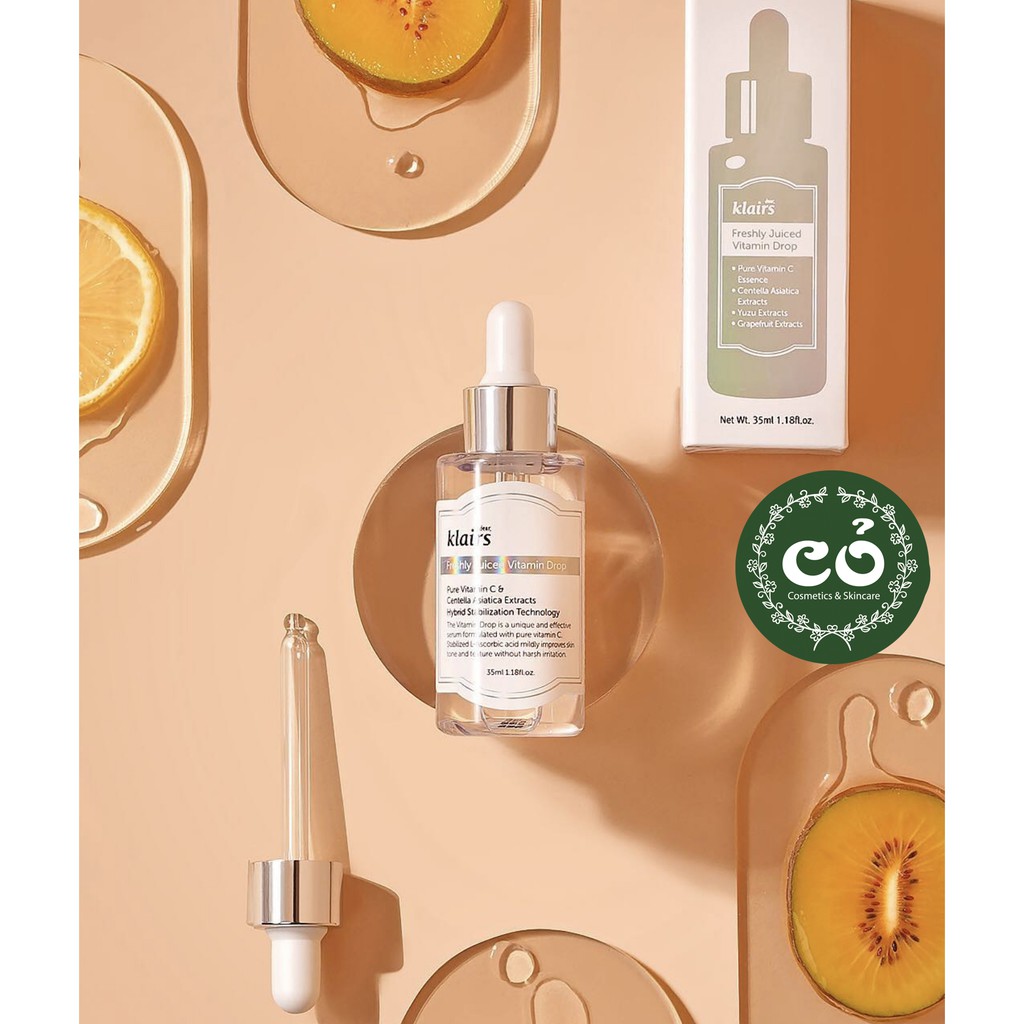 Tinh Chất Dưỡng Trắng Da, Mờ Thâm Vitamin C Klairs Freshly Juiced Vitamin Drop 35ml
