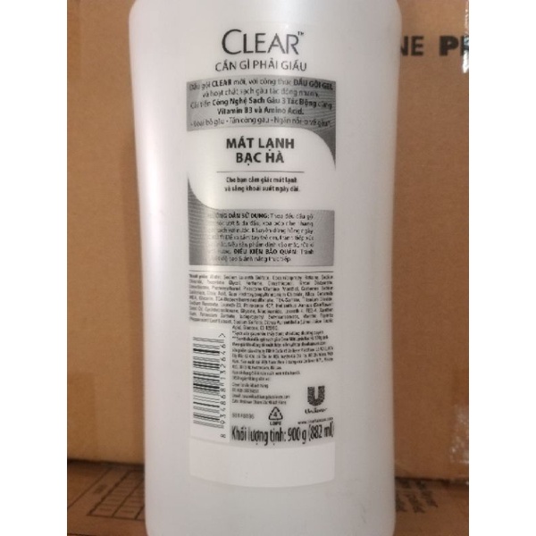 Dầu gội CLEAR 880g Bạc Hà