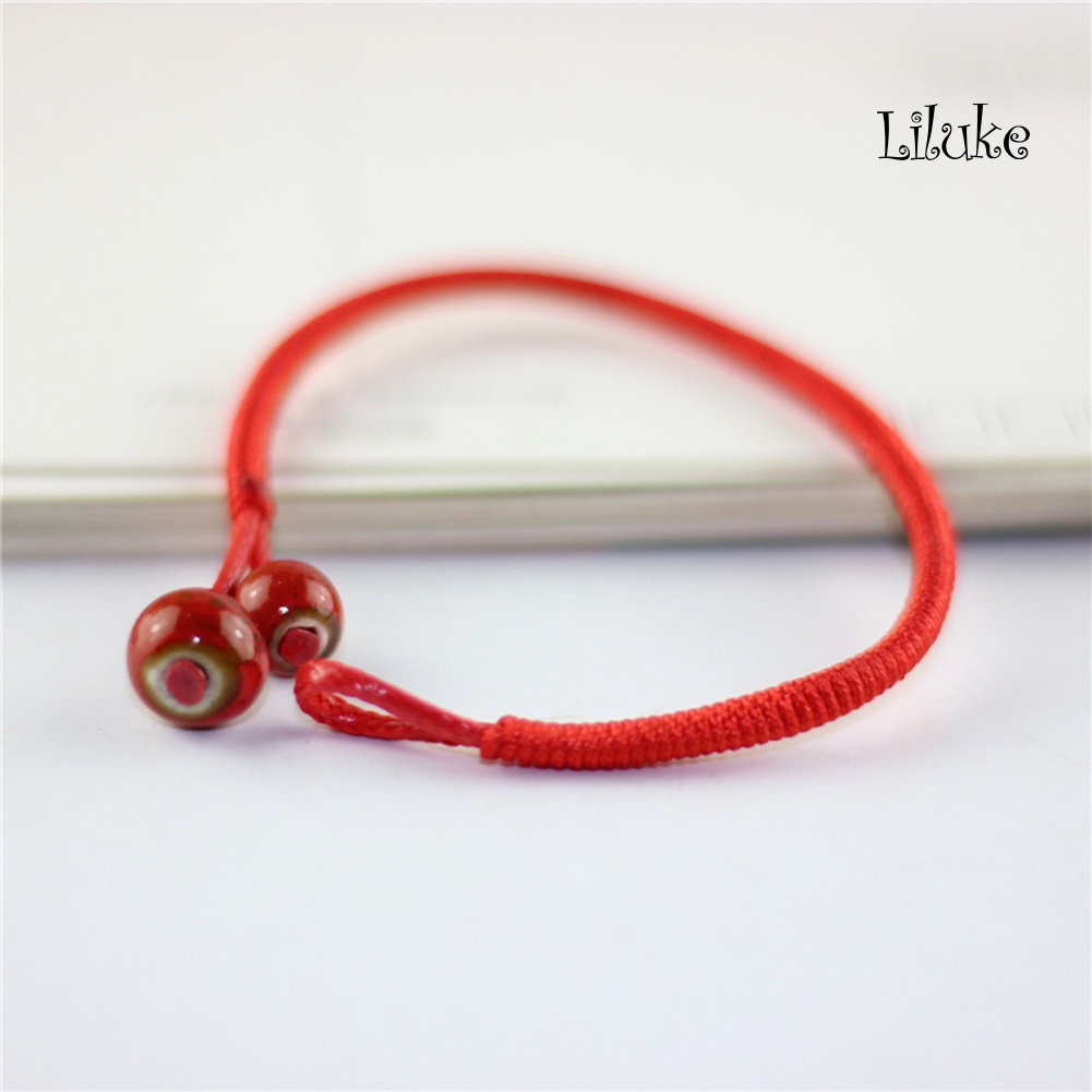 Vòng Tay Hợp Kim Trang Trí Hạt Sứ Xâu Chuỗi Xinh Xắn Cho Nữ