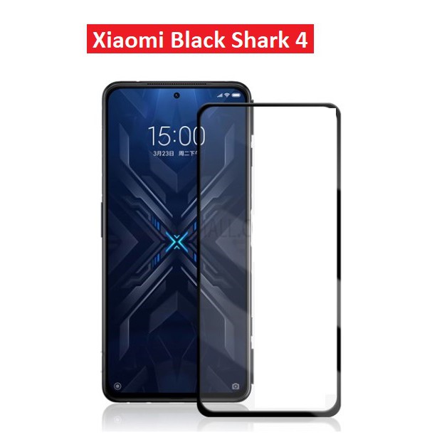 Kính cường lực Xiaomi Black Shark 4 (Full Màn, Full Keo)
