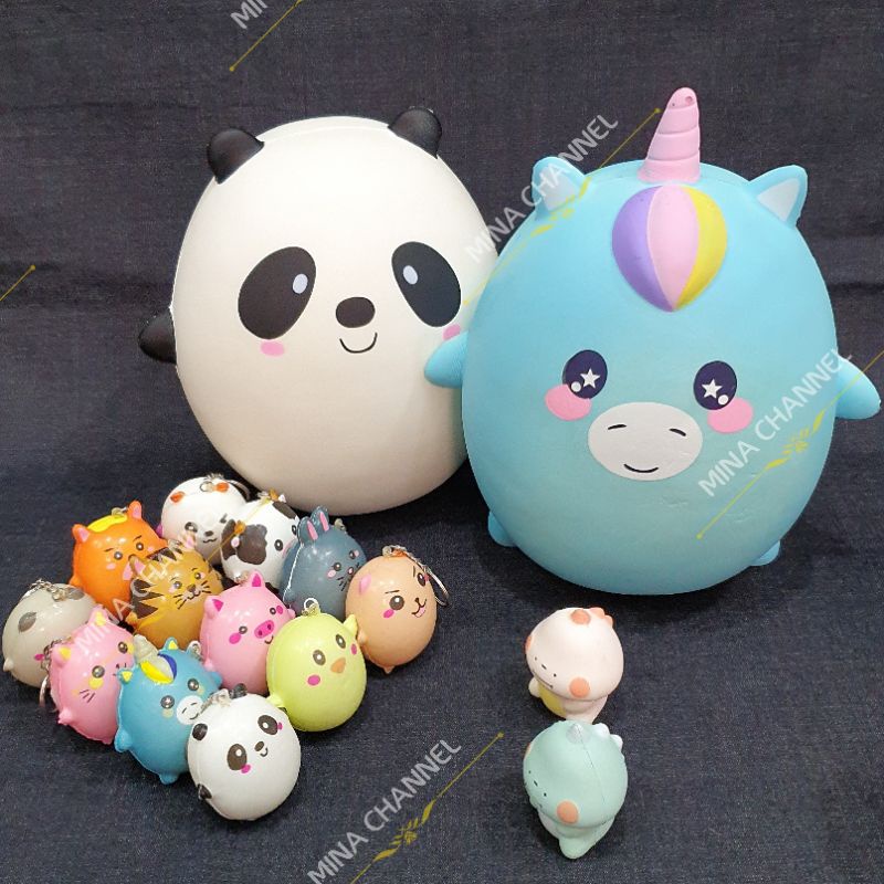 Squishy Thú Ú mini có hộp dễ thương đáng yêu, chậm tăng giá rẻ có bao bì