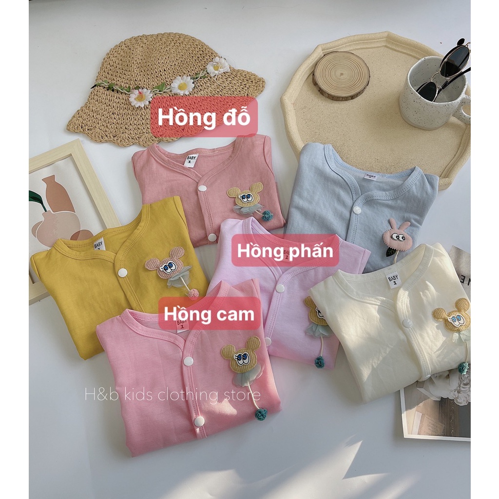 Áo nắng cotton đũi bé gái