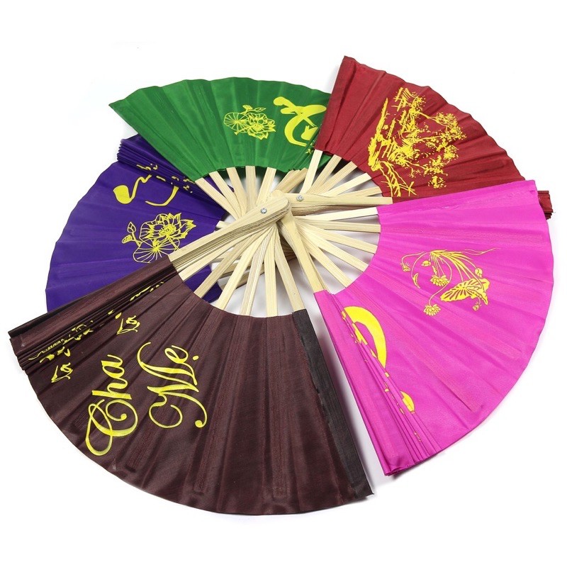 Quạt lụa 27cm