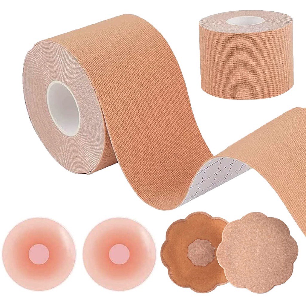 Cuộn Băng Dán Nâng Ngực Tạo Nhiều Kiểu Đa Dụng Cho Nữ, Băng dính dán ngực, giúp nâng ngực chống chảy xệ Minxu shop