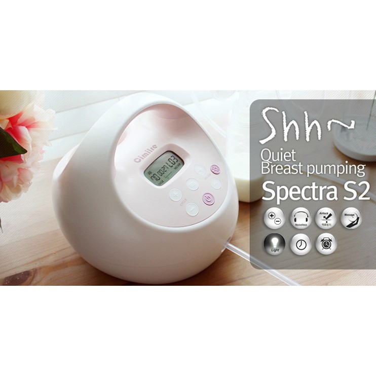 Máy hút sữa đôi Spectra S2 + Tặng 1 máy hâm sữa và thức ăn Fatz Baby FB3002SL