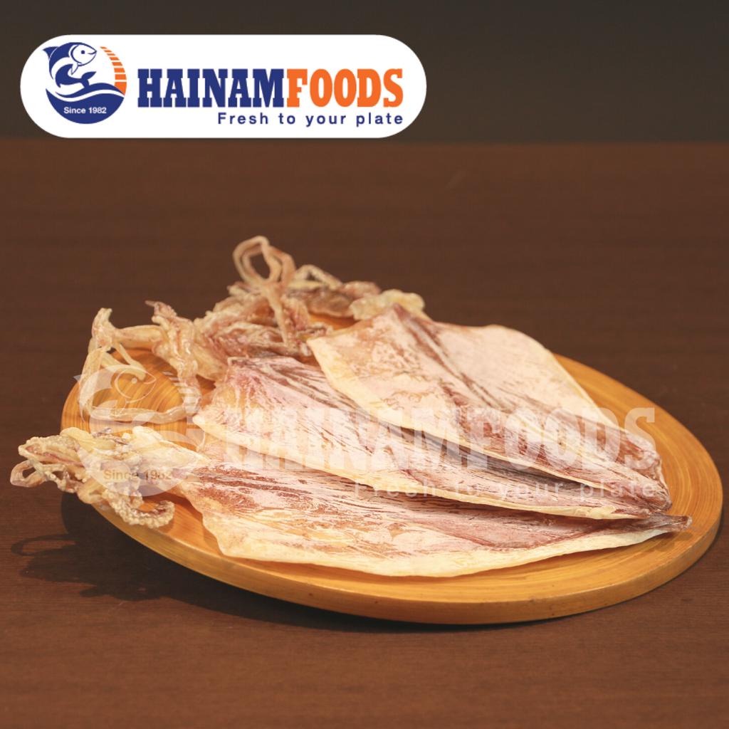 MỰC KHÔ CÒN DA SIZE L 250G