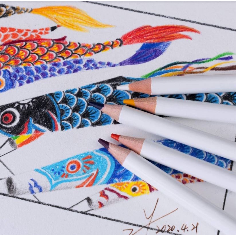 Bộ Chì Màu Himi 36 màu - Bộ Chì Màu Gốc Dầu - Oil Colored Pencil Xịn Mịn