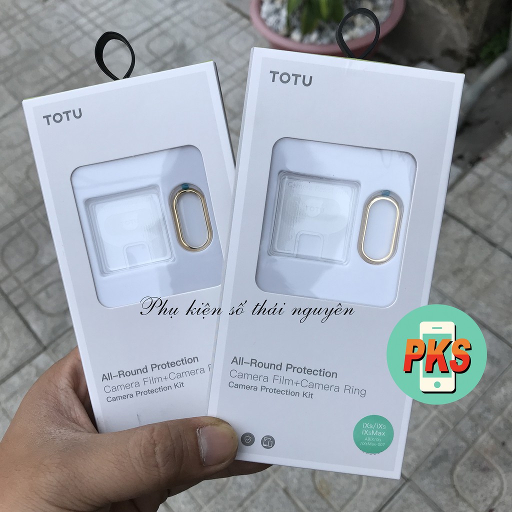 Bộ Viền Bảo Vệ Và Kính Cường Lực Camera Iphone X, Xs, Xsmax Hãng TOTU