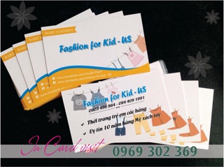 IN CARD VISIT theo yêu cầu 500c - 1000c