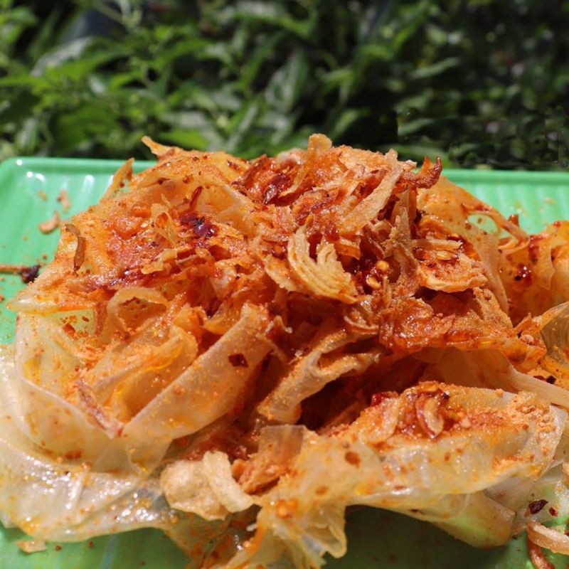 Bánh tráng sa tế muối nhuyễn hành phi - btcouple_TN