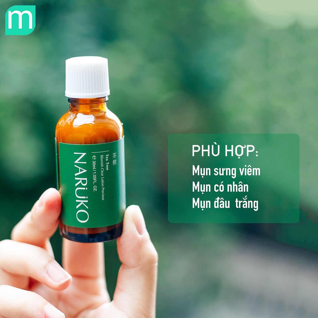 Chấm Mụn Naruko Tea Tree 2 lớp 30ml