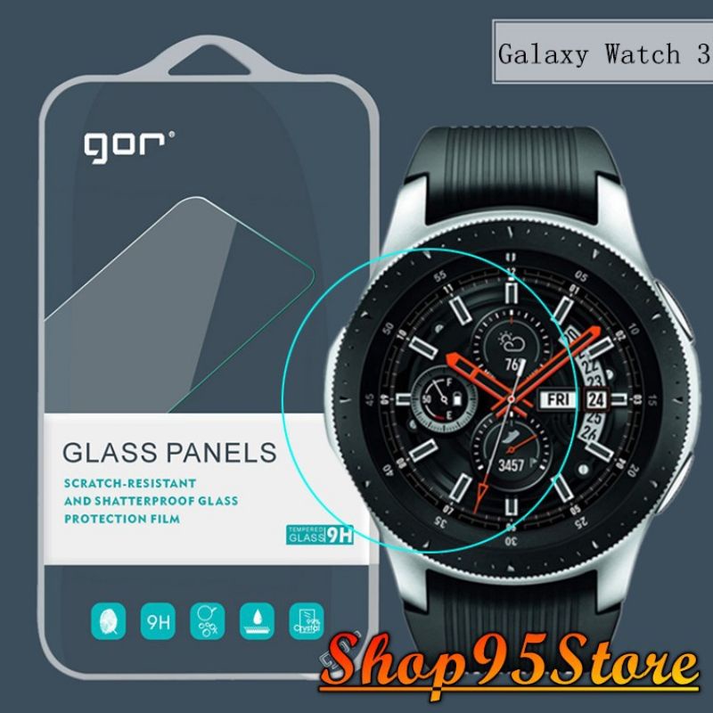 [Fullbox] Bộ 3 kính cường lực GOR Galaxy Watch 3 41mm 45mm