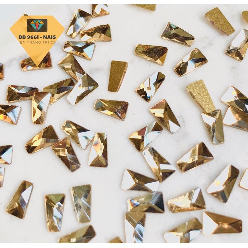10-20 viên  đá khối trang trí móng nail