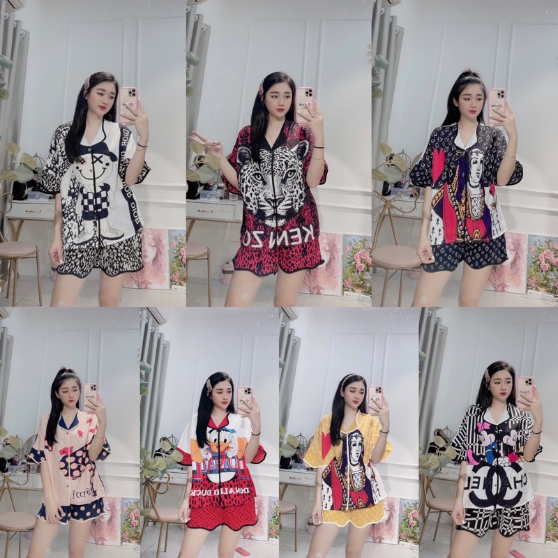 set đồ bộ pijama nữ dể thương xinh xắn đáng yêu nhiều mẫu