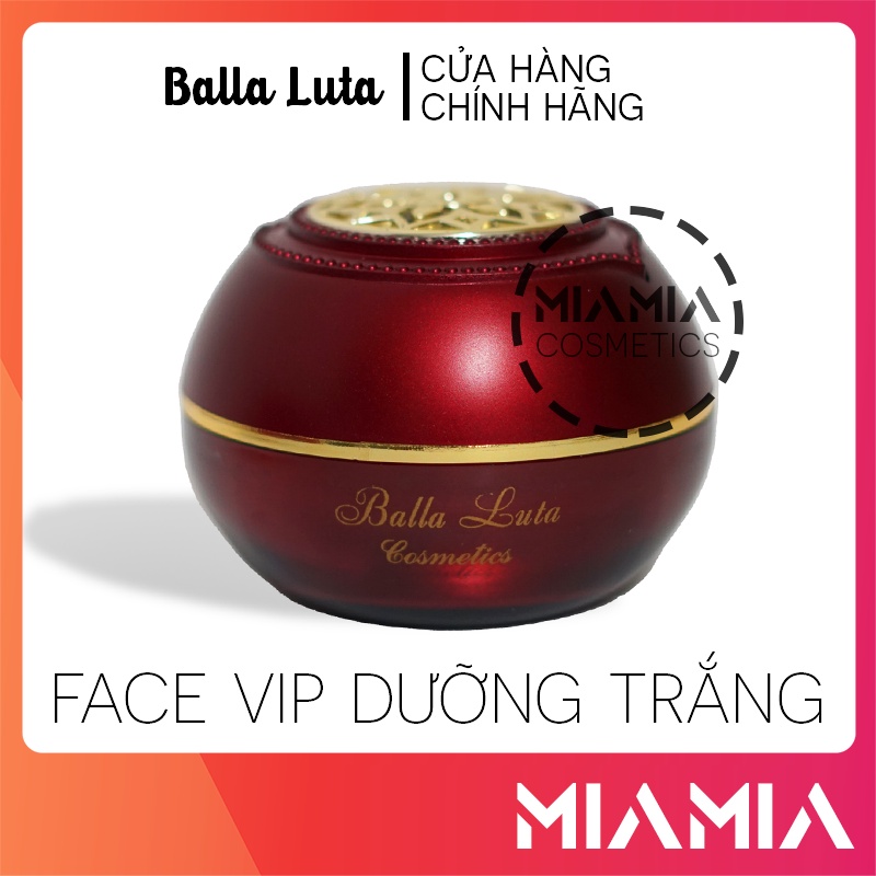 Kem Face Vip Balla Luta màu đỏ chính hãng - Kem dưỡng trắng da, giảm thâm nám Bala Luta  - 8936144070147