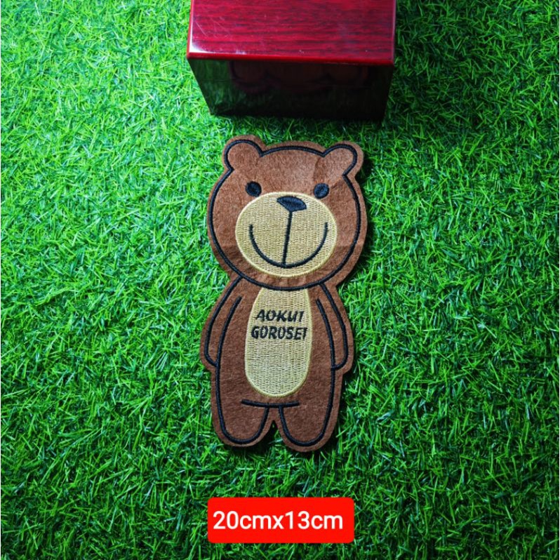 Sticker/Patch/Logo Hình Gấu Khổng Lồ Các Loại Thương Hiệu Siêu Dễ Thương