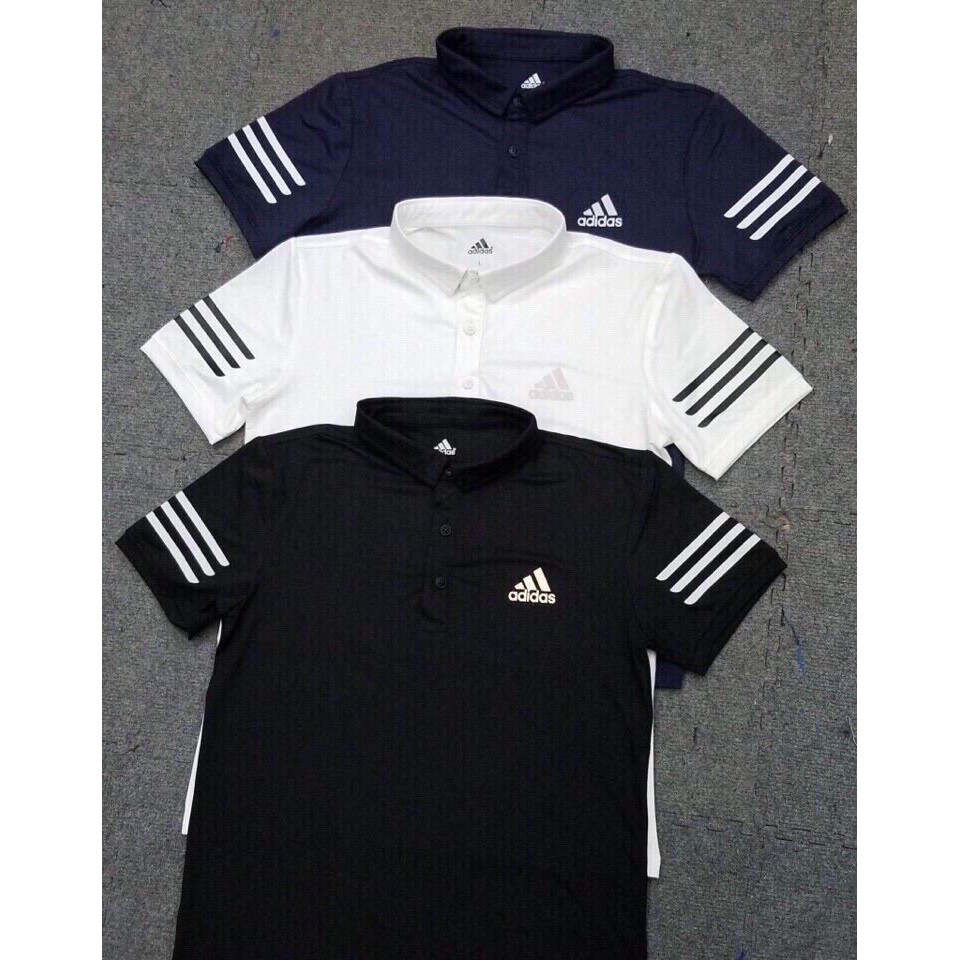 Áo phông cổ bẻ Adidas